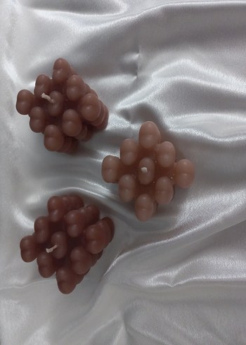 Beden Pastel Bej Kalp Bubble Mum
