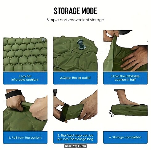 Şişme kamp yatağı - Görsel 4