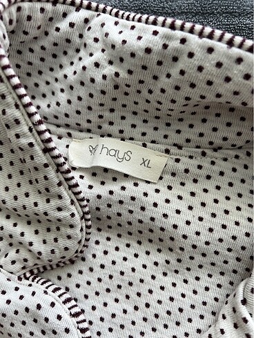 xl Beden beyaz Renk Hays Pijama Takımı
