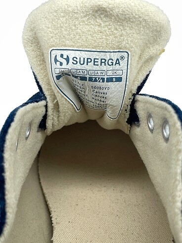 38 Beden lacivert Renk Superga Spor Ayakkabı %70 İndirimli.