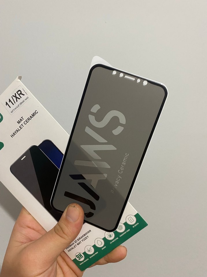 İPHONE 11/XR Mat Hayalet Seramik Ekran Koruyucu - Görsel 2