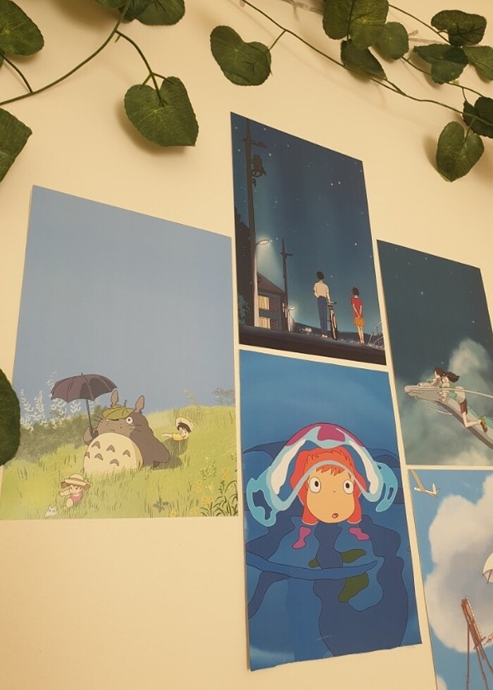 6'li Ghibli poster seti. - Görsel 2