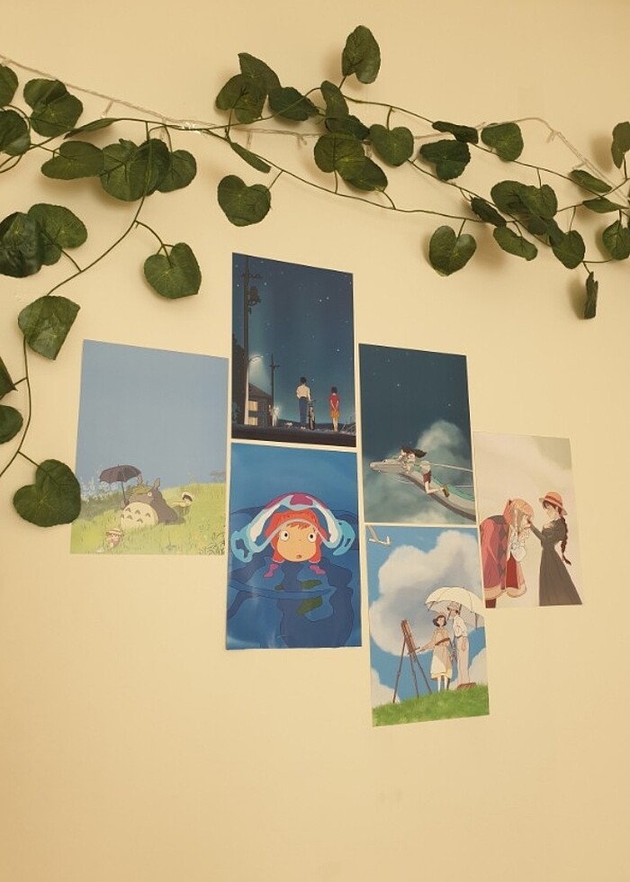 6'li Ghibli poster seti. - Görsel 3