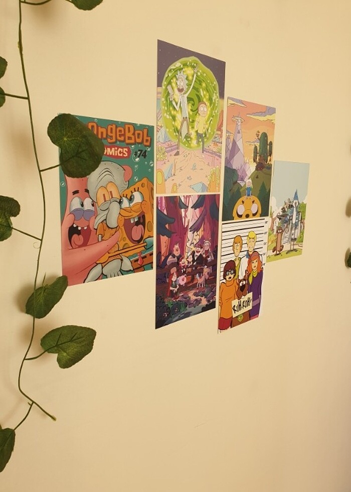 6'lı Çizgifilm poster - Görsel 2