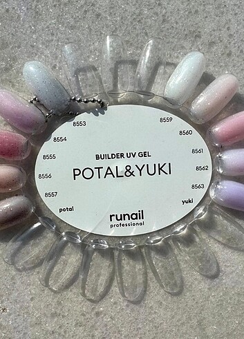 Diğer Runail Simli Jel Serisi 8553 Numaralı Renk 