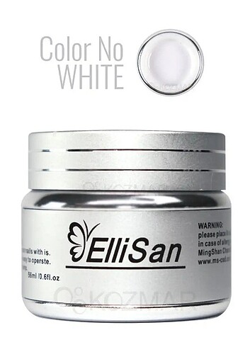 Ellisan Uv jel 020/ Beyaz Rengi 56 Gr 