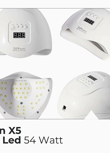  Beden Sun x5 Uv Led Lamba 54 Watt 