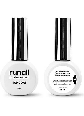 Runail Kristal Top Coat 15ml 