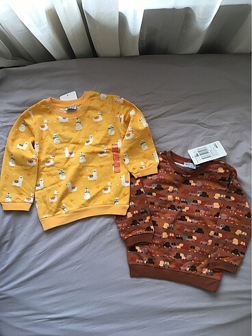 erkek çocuk 2 yaş 2'li sweatshirt