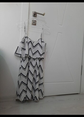 LC Waikiki Lcw zigzag desenli elbise(pazarlık yapabiliriz)