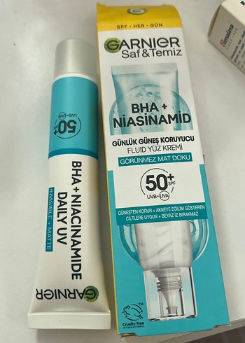 Garnier Saf & Temiz SPF 50+ Güneş Koruyucu Yüz Kremi - Görsel 2