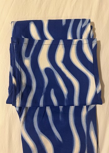 H&M H&M Mavi Batik Desenli Pantolon