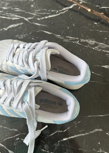 Beyaz Platform Topuklu Bağcıklı Spor Ayakkabı - Görsel 3