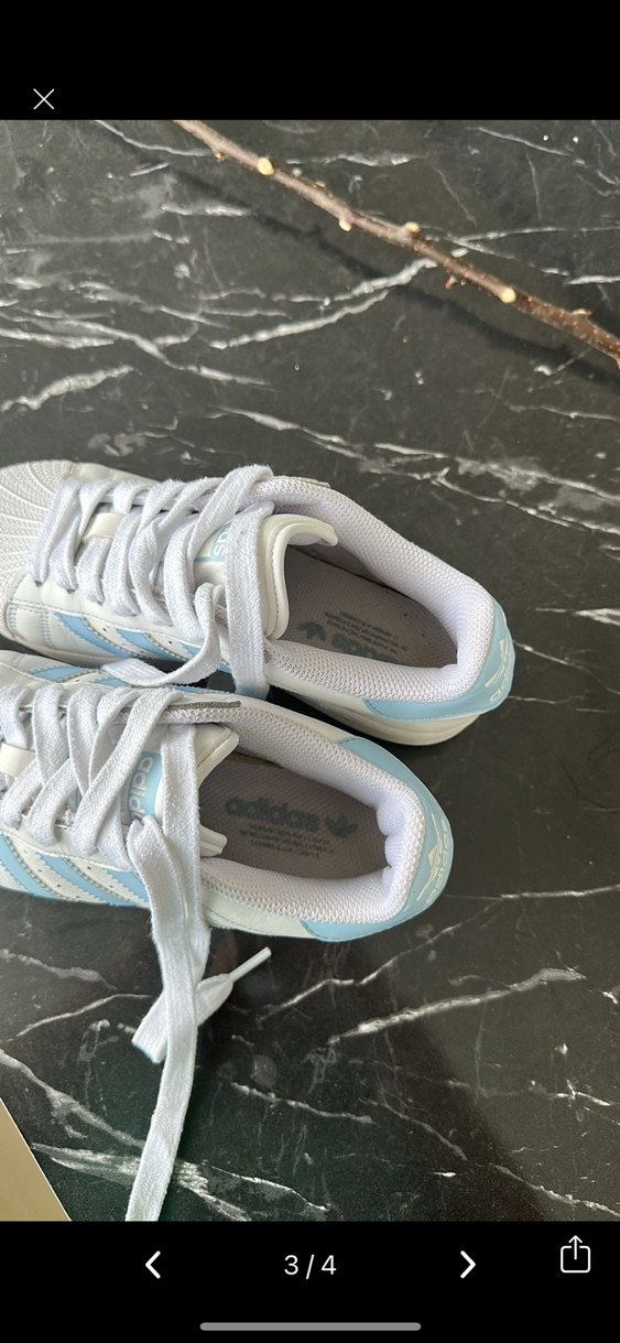 Beyaz Platform Topuklu Bağcıklı Spor Ayakkabı - Görsel 3