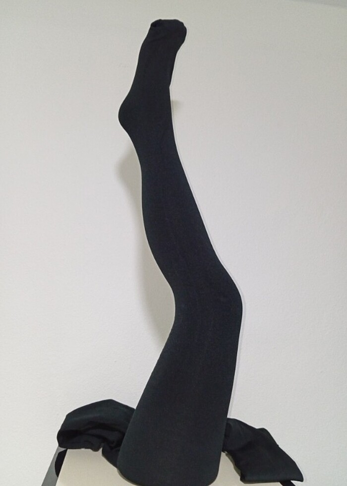Siyah Termal külotlu çorap - Görsel 2