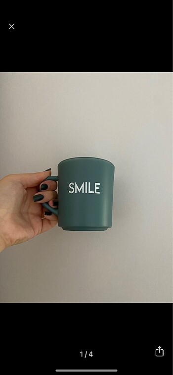 smile yazılı kupa