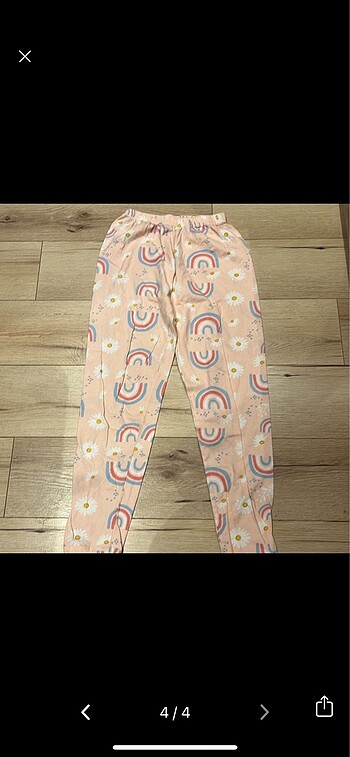 11-12 Yaş Beden pembe Renk Pijama takımı