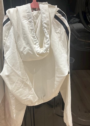 Diğer Beyaz Kapüşonlu Mini Sweatshirt 9-10 yaş