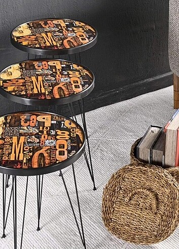 Beden çeşitli Renk TÜRKİYE'DE İLK ETNİK DESEN ZİGON SEHPA