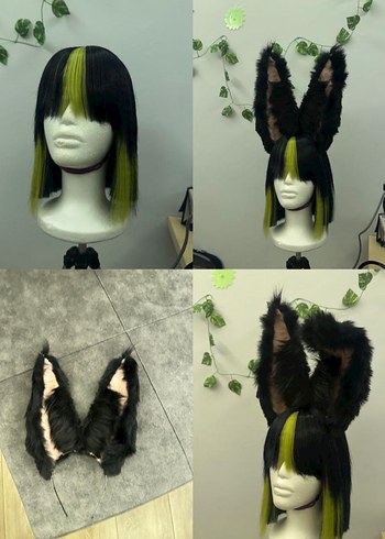  Beden çeşitli Renk Genshin Tighnari Peruk Cosplay