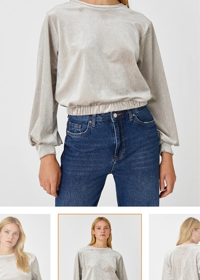 KADİFE BLUZ - Görsel 4