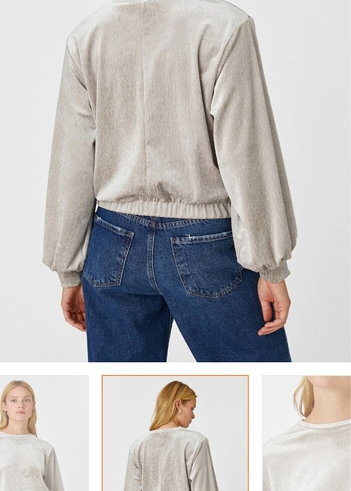 KADİFE BLUZ - Görsel 5