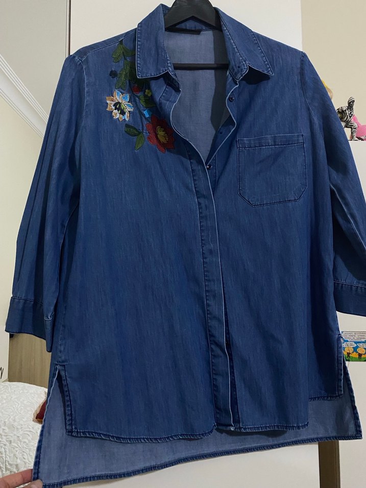 Denim Gömlek - Görsel 4