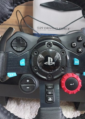 Logitech PlayStation Oyun Direksiyon Seti Mavi - Görsel 2