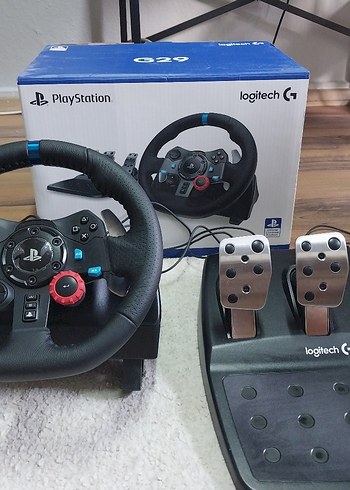 Logitech PlayStation Oyun Direksiyon Seti Mavi - Görsel 4