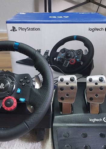 Logitech PlayStation Oyun Direksiyon Seti Mavi - Görsel 5