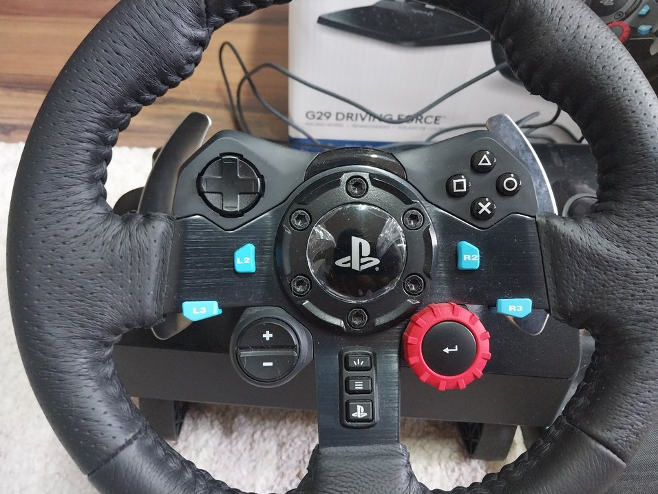 Logitech PlayStation Oyun Direksiyon Seti Mavi - Görsel 2