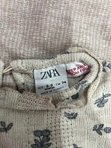 Zara kız bebek üst bluz - Görsel 2