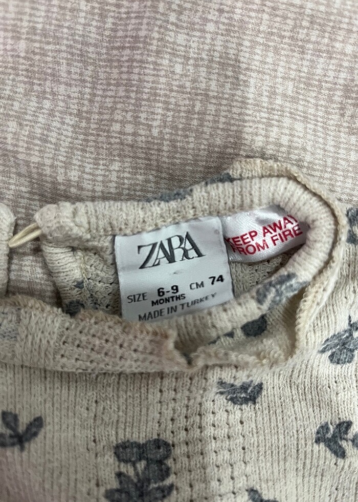 Zara kız bebek üst bluz - Görsel 2