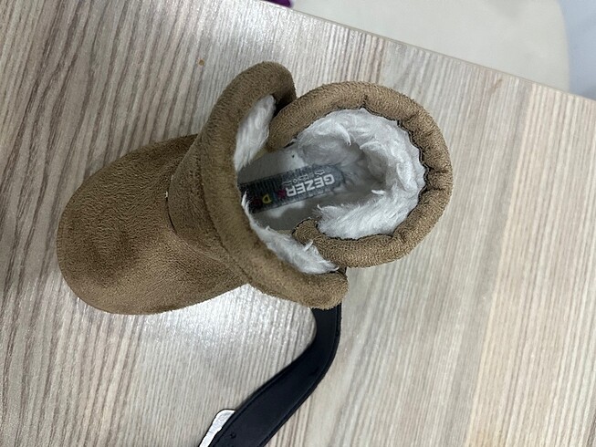 22 Beden kahverengi Renk Kız bebek ayakkabı