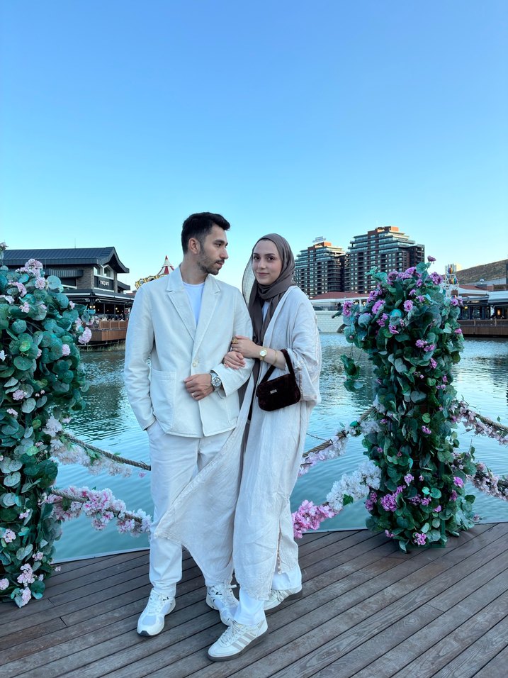 İthal keten abaya - Görsel 4