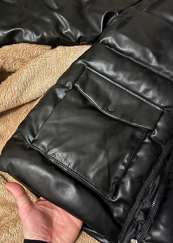 Erkek suni deri mont - Görsel 2