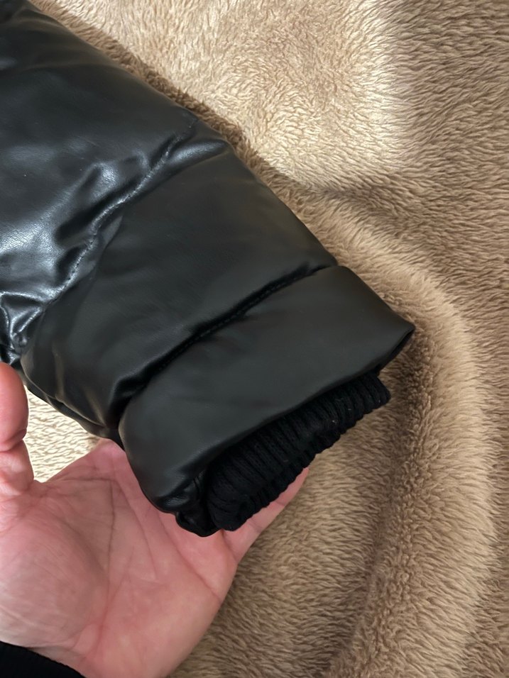 Erkek suni deri mont - Görsel 4