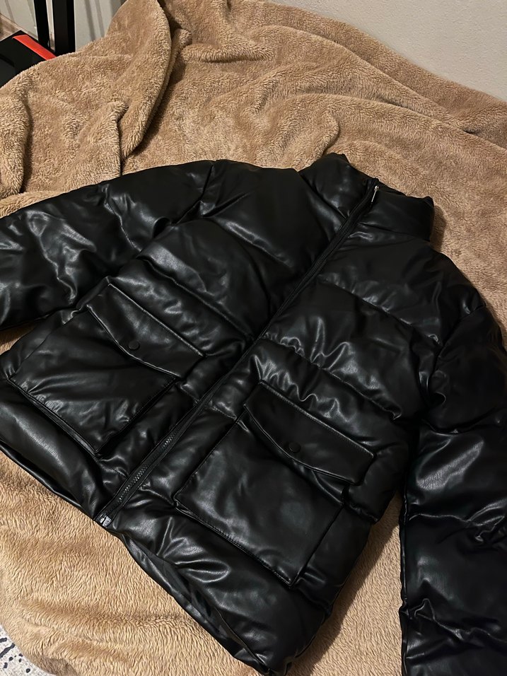 Erkek suni deri mont - Görsel 5