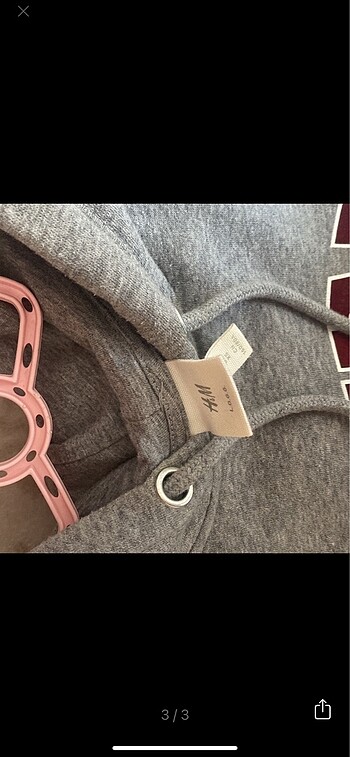 s Beden H&M HARVARD LOGOLI SWEATSHIRT