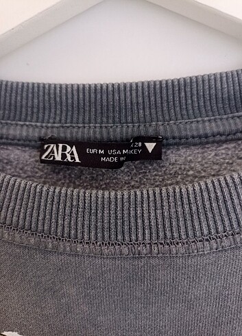 m Beden ZARA / OVERSİZE ANTRASİT SWEATSHİRT