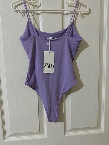 s Beden ZARA / LİLA RENK ASKILI BODY