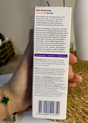 CeraVe Vitamin C Serum - Cilt Yenileyici - Görsel 2