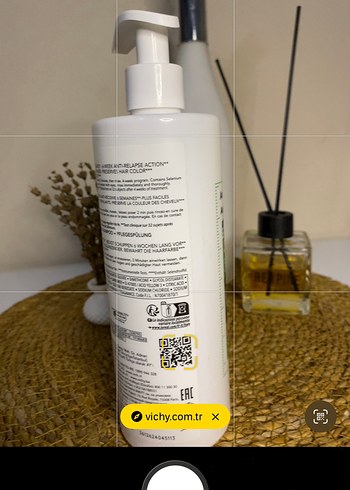 Vichy Dercos 2'si 1 Arada Kepek Şampuanı - Görsel 2