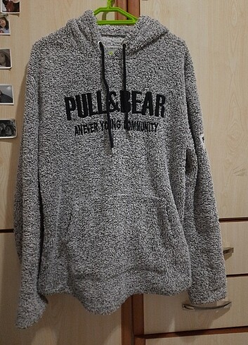 Pull&Bear peluş sweatshirt 
