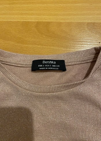 Bershka Simli Crop Bluz - Görsel 2