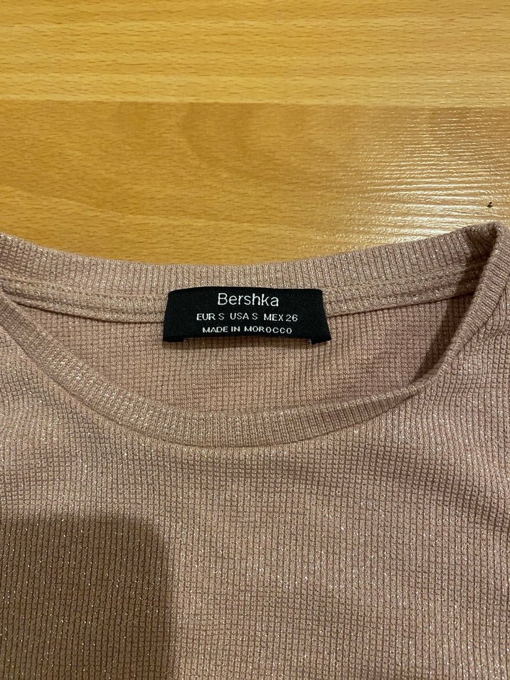 Bershka Simli Crop Bluz - Görsel 2