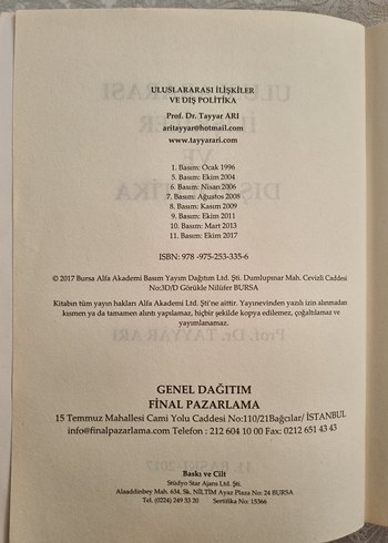 Uluslararası İlişkiler ve Dış Politika - Tayyar Arı 11.Baskı - Görsel 4