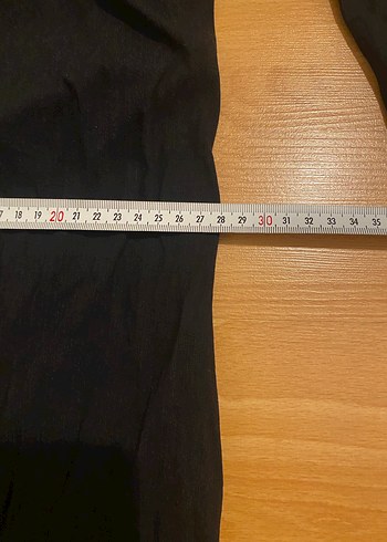 Bershka Kayık Yaka Siyah Uzun Kollu Mini Elbise - Görsel 6