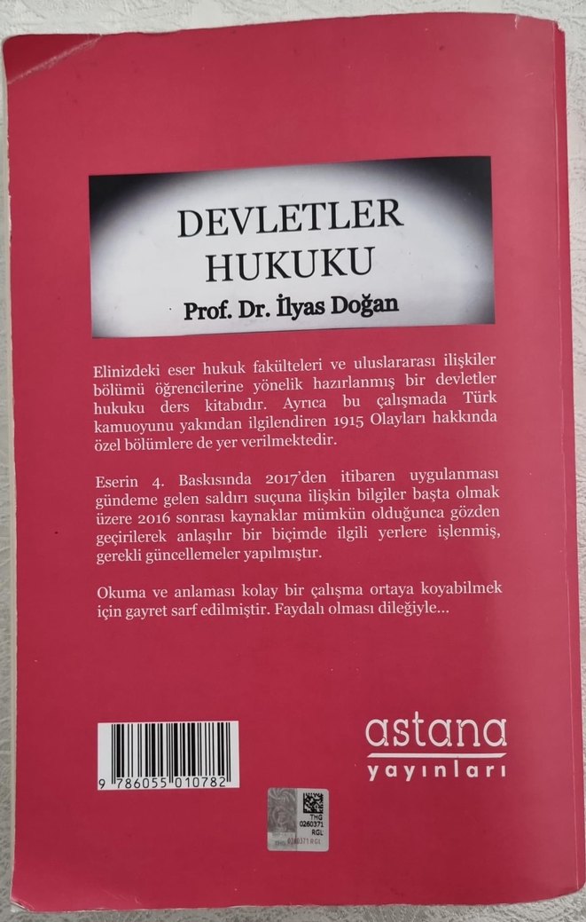 Devletler Hukuku - Prof. Dr. İlyas Doğan - Görsel 2