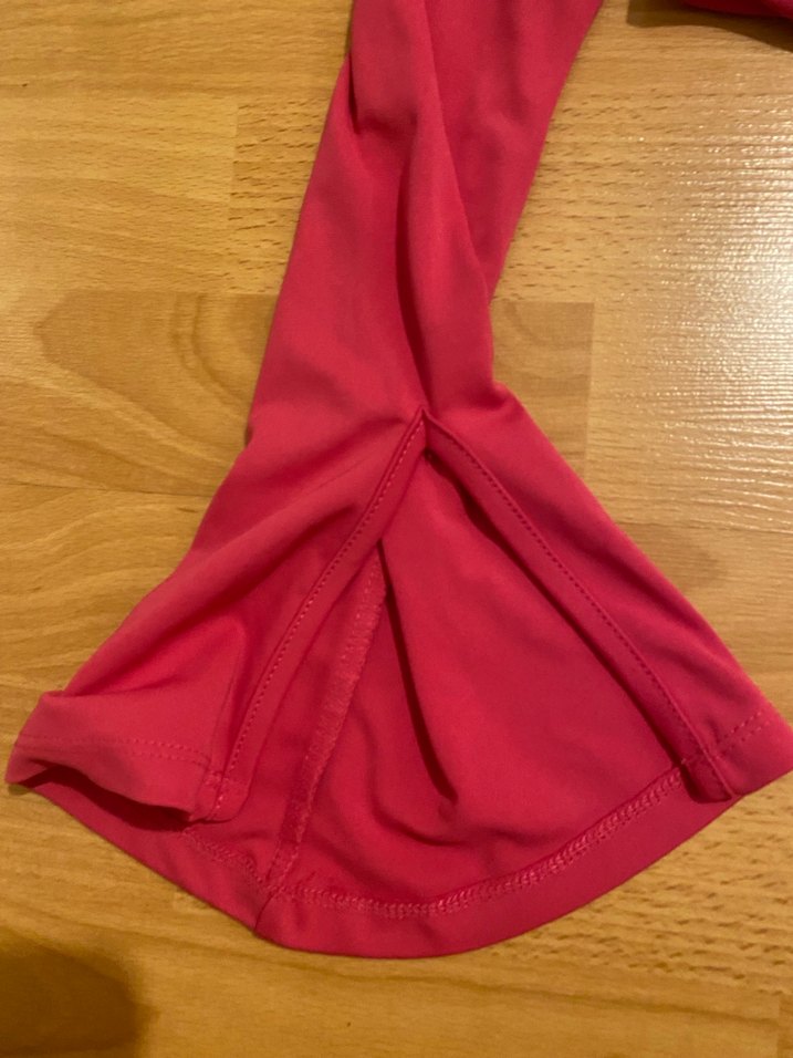 Zara Koyu Pembe Dekolteli Uzun Kollu Şık Bluz - Görsel 5